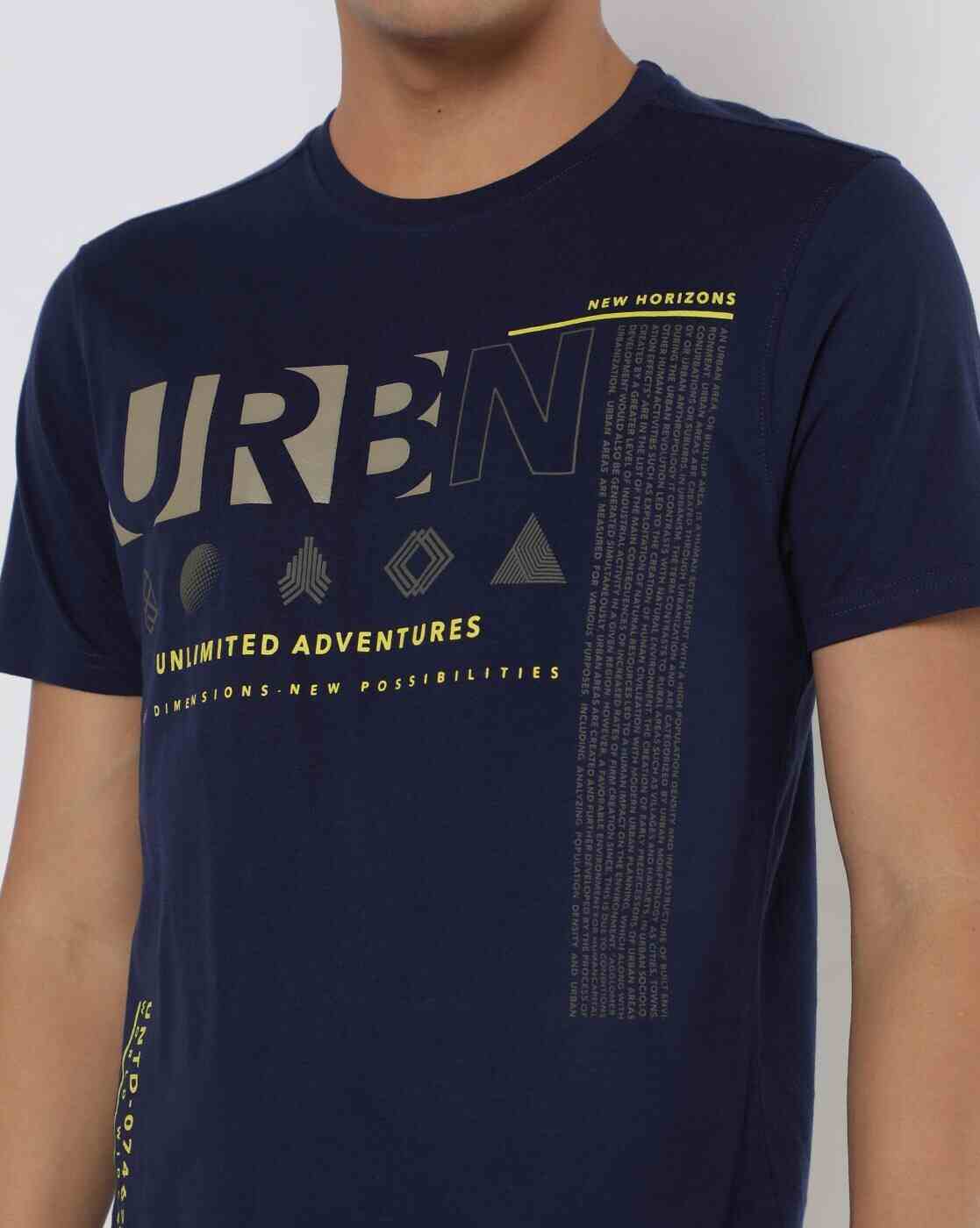 DNMX | Printed Slim Fit Crew-Neck T-shirt|2