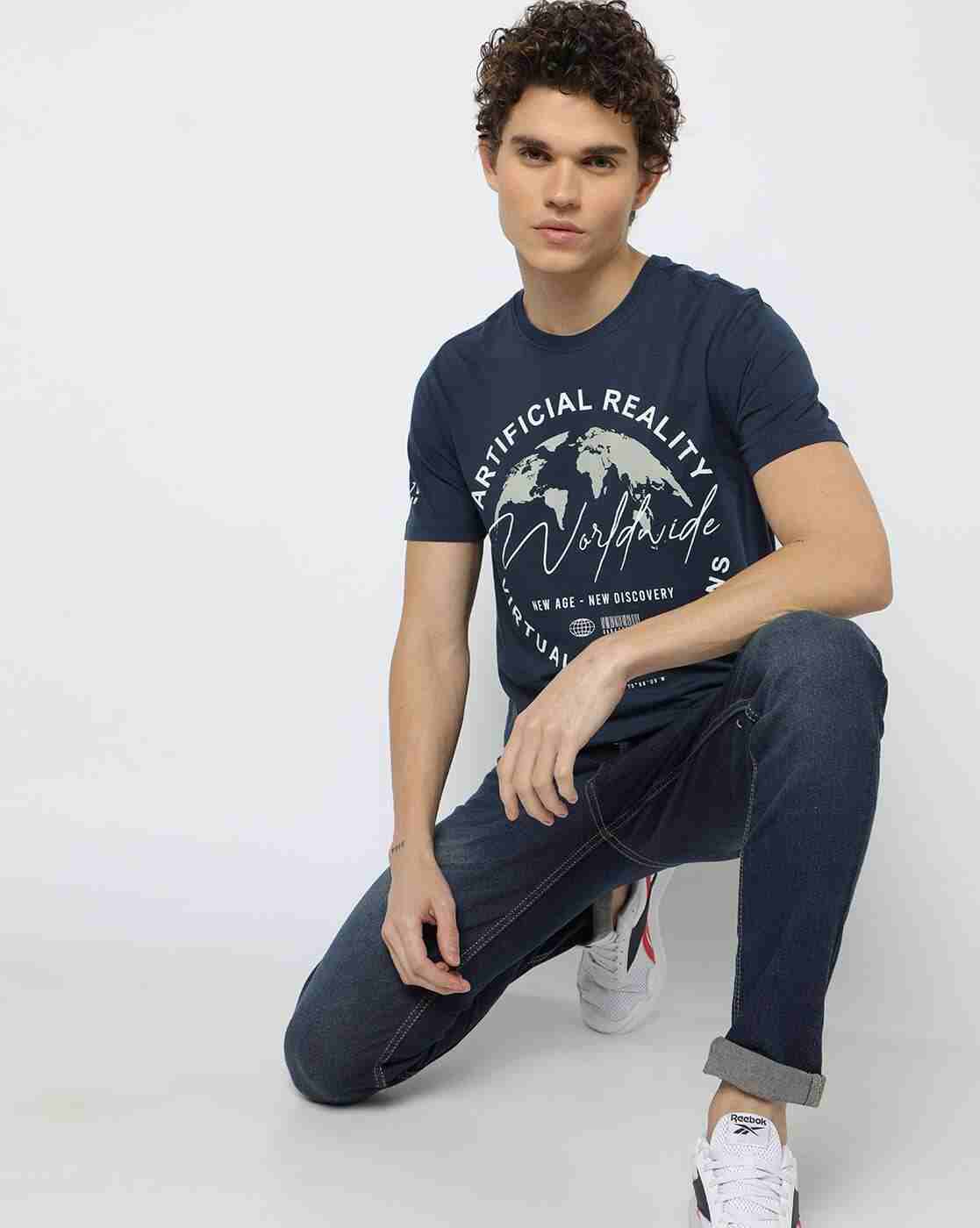 DNMX | Printed Slim Fit Crew-Neck T-shirt|0