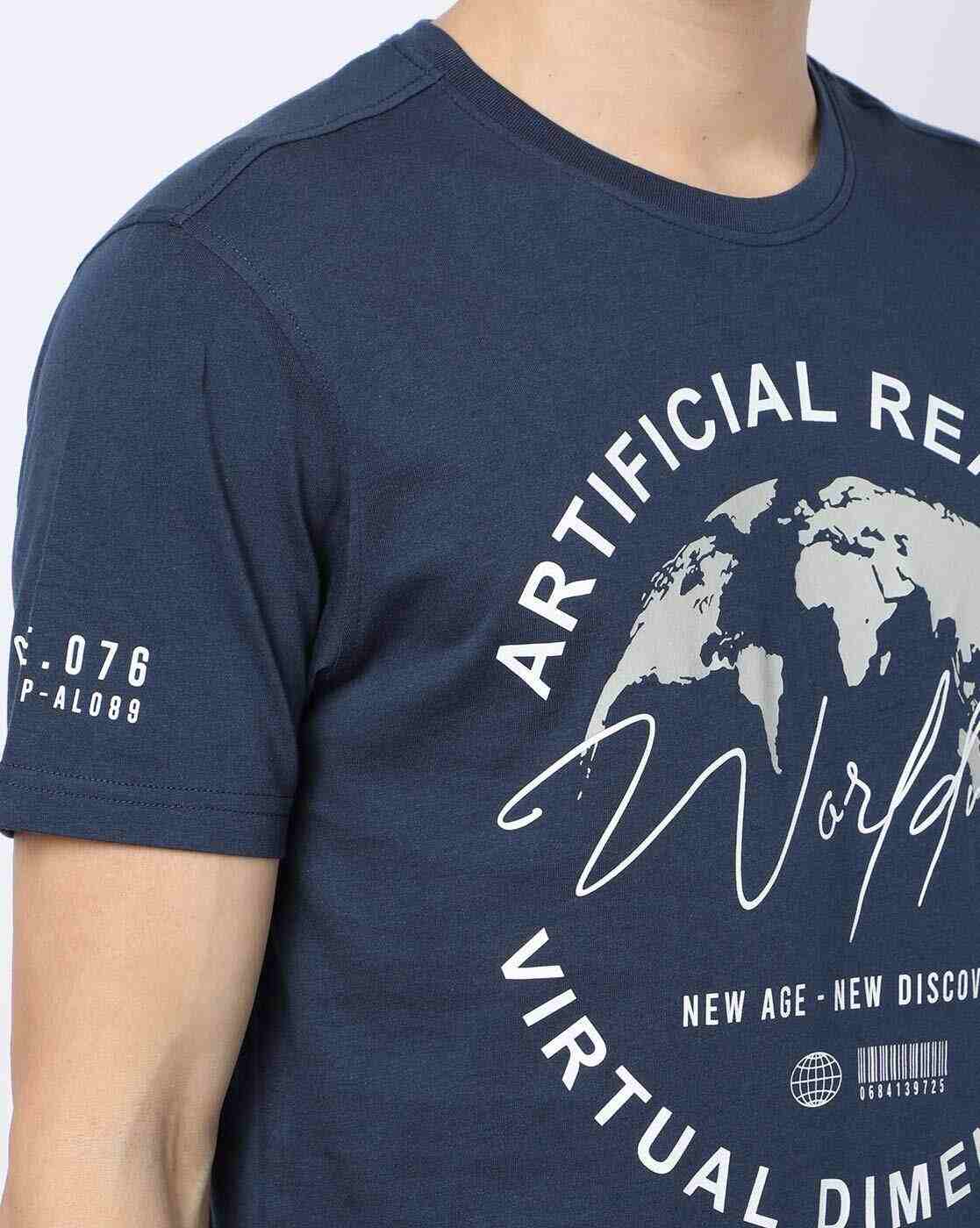 DNMX | Printed Slim Fit Crew-Neck T-shirt|3