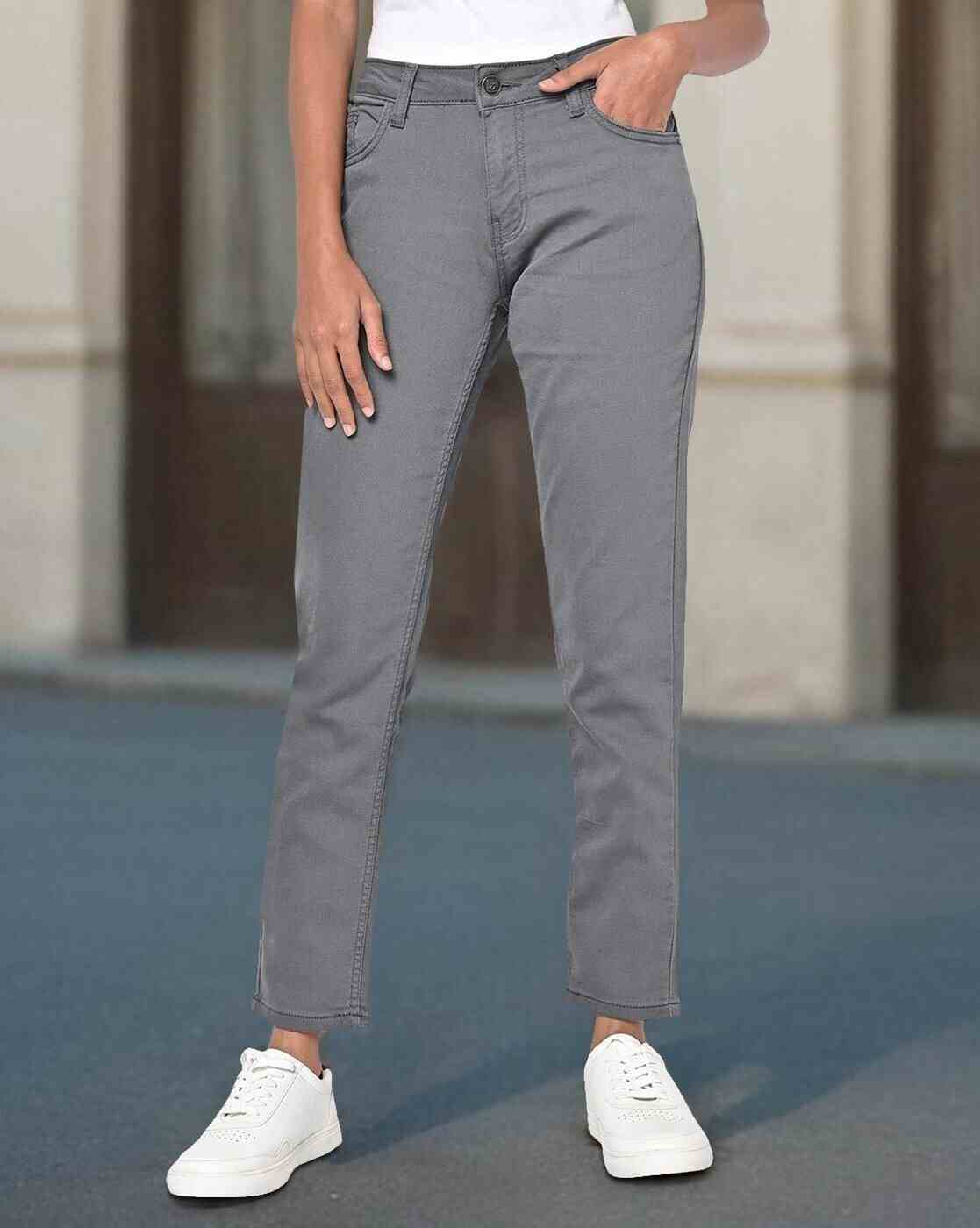 DNMX | Women Mid-Rise Skinny Fit Jeans|0