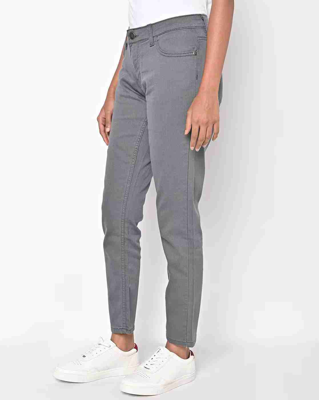 DNMX | Women Mid-Rise Skinny Fit Jeans|1