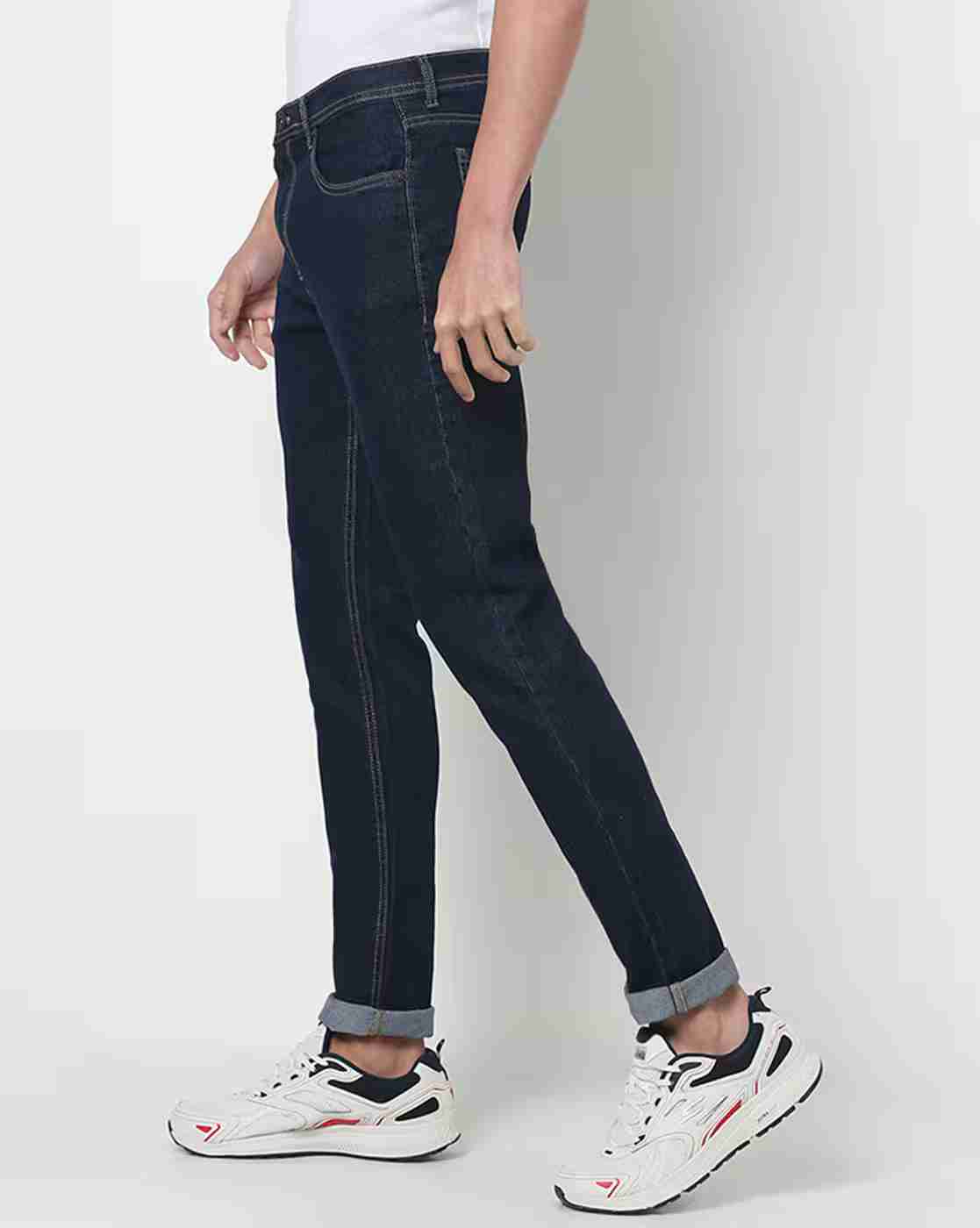DNMX | Men Mid-Rise Skinny Fit Jeans|1