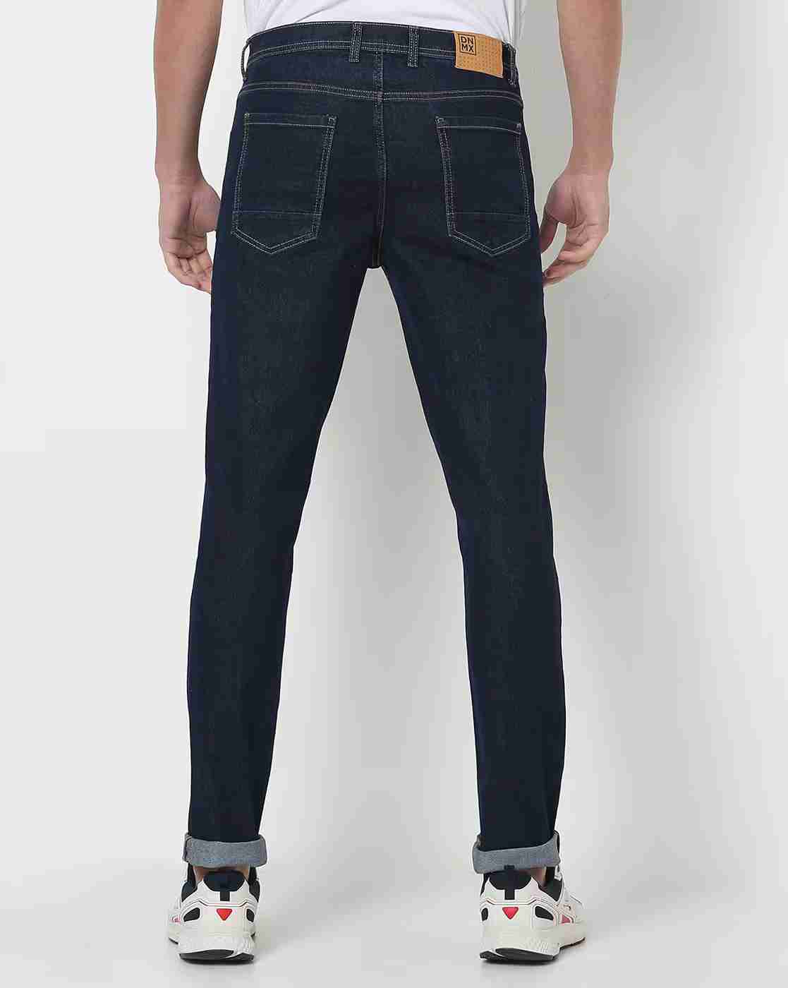 DNMX | Men Mid-Rise Skinny Fit Jeans|2
