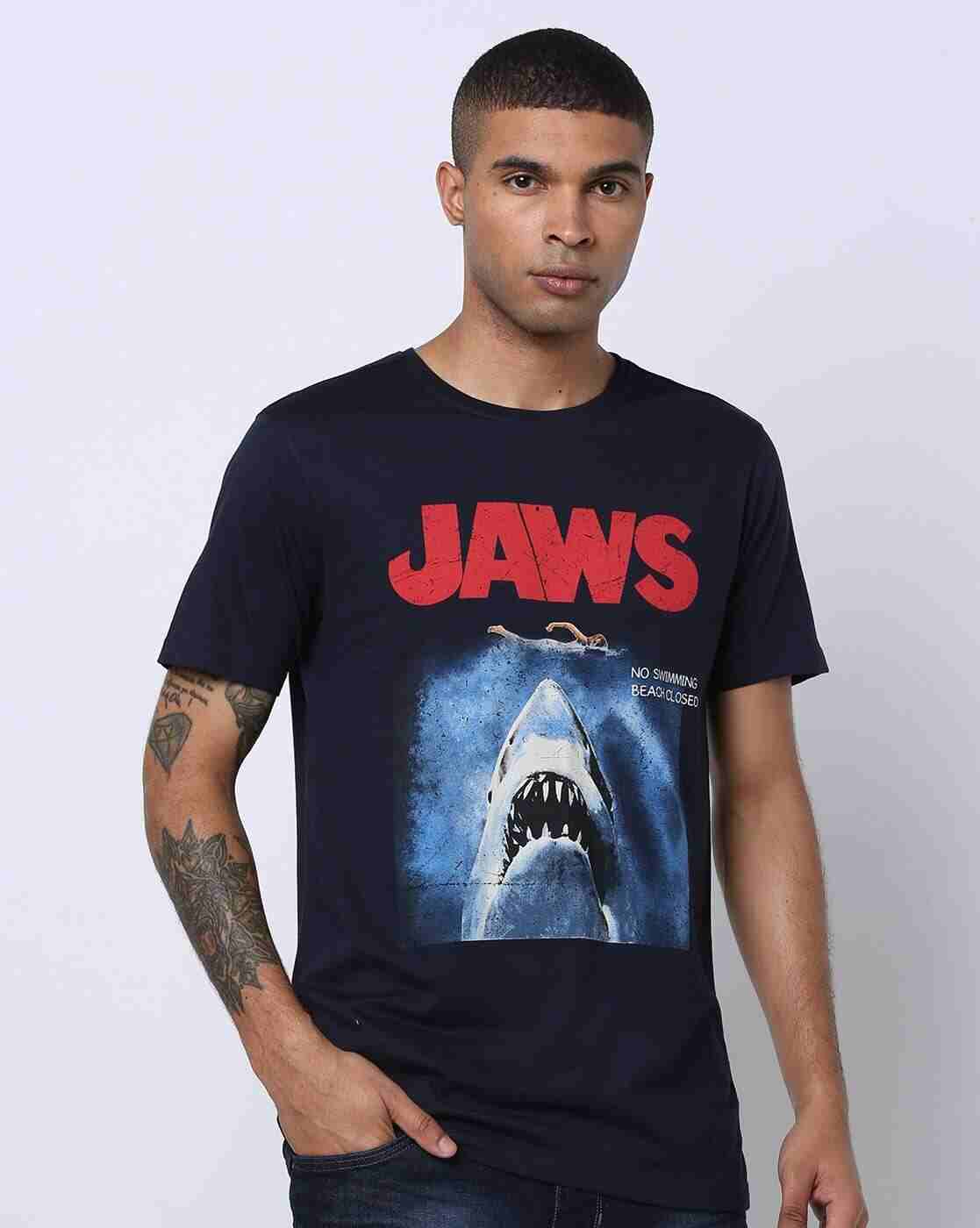 DNMX | Graphic Print Slim Fit Crew-Neck T-Shirt|1