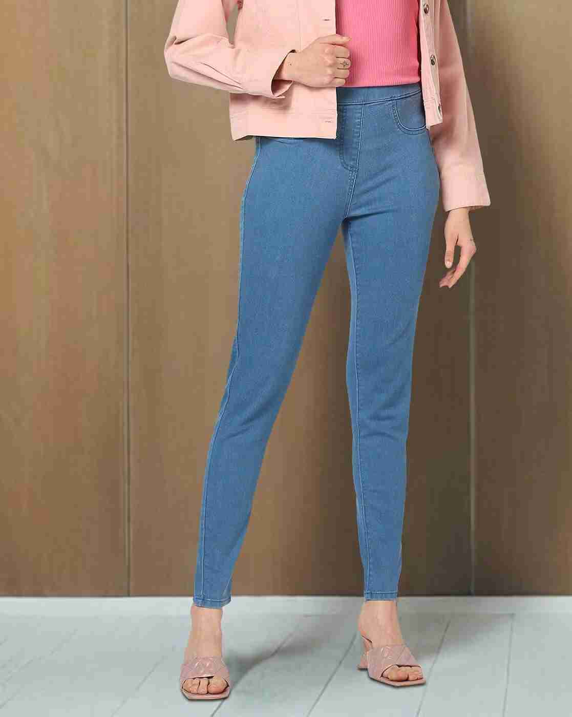 DNMX | Women Mid-Rise Skinny Jeggings|0