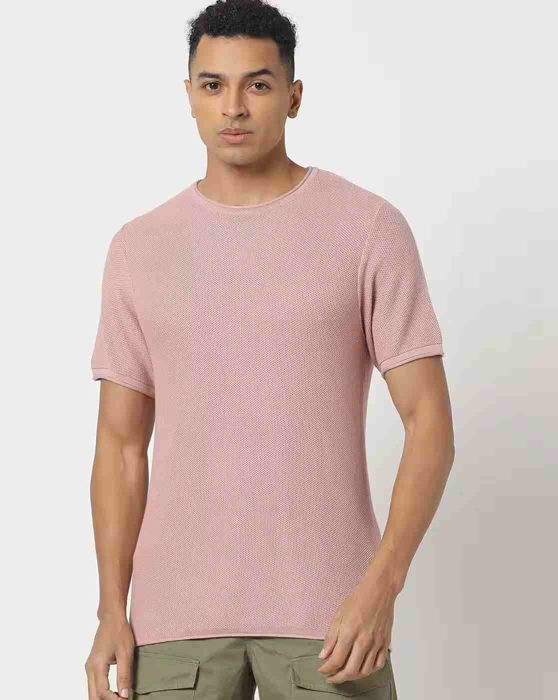 DNMX | Men Slim Fit Crew-Neck T-Shirt|0
