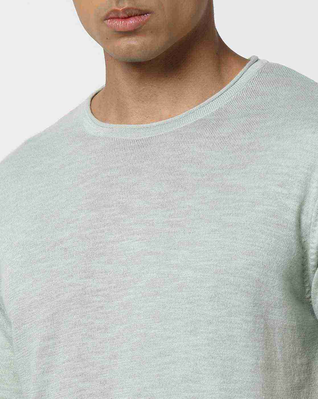 DNMX | Men Slim Fit Cotton Crew-Neck T-Shirt|3