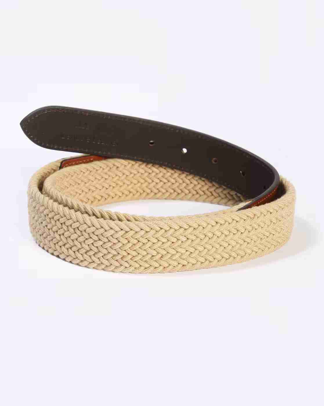 DNMX | Men Braided Leather Belt|1