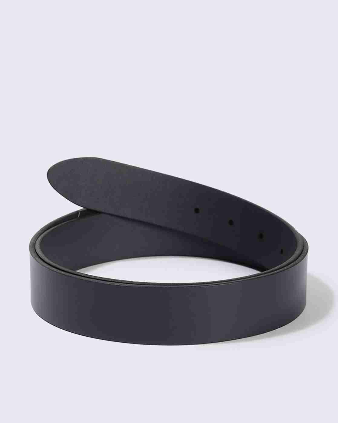 DNMX | Men Leather Belt with Pin-Buckle Closure|1