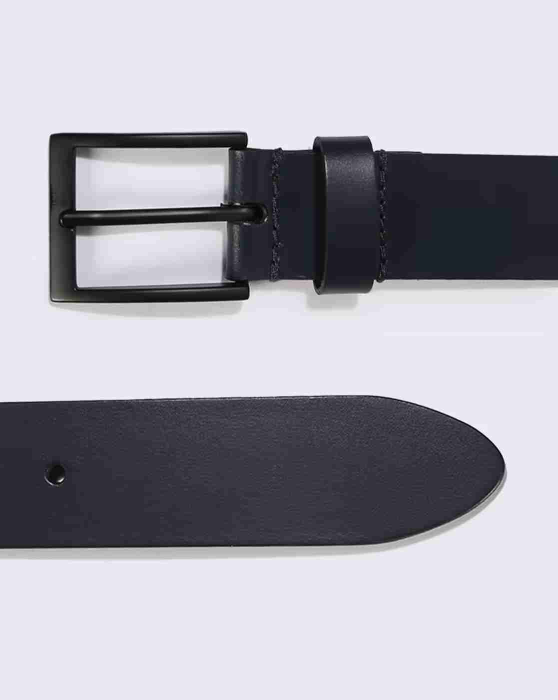 DNMX | Men Leather Belt with Pin-Buckle Closure|2