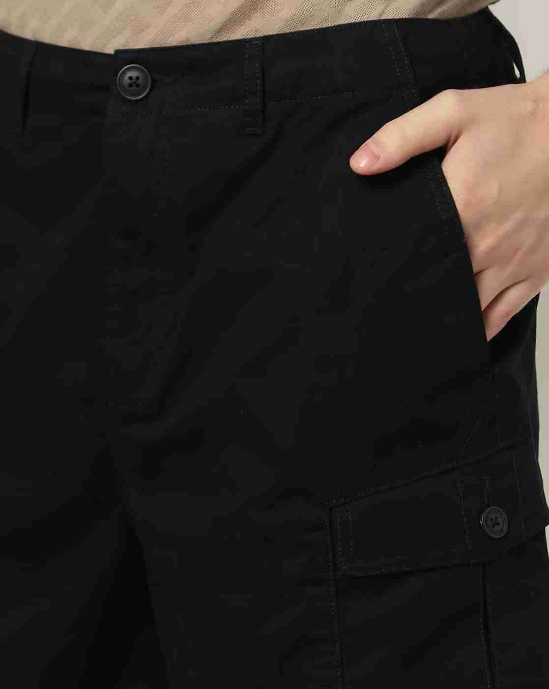 DNMX | Men Slim Fit Cargo Shorts with Insert Pockets|3