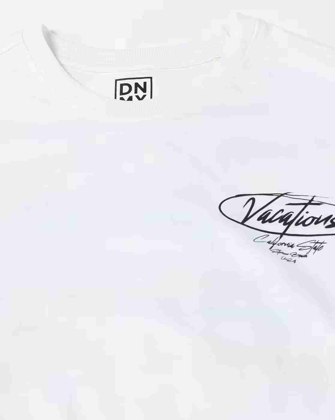 DNMX | Men Graphic Print Regular Fit Cotton Crew-Neck T-Shirt|5