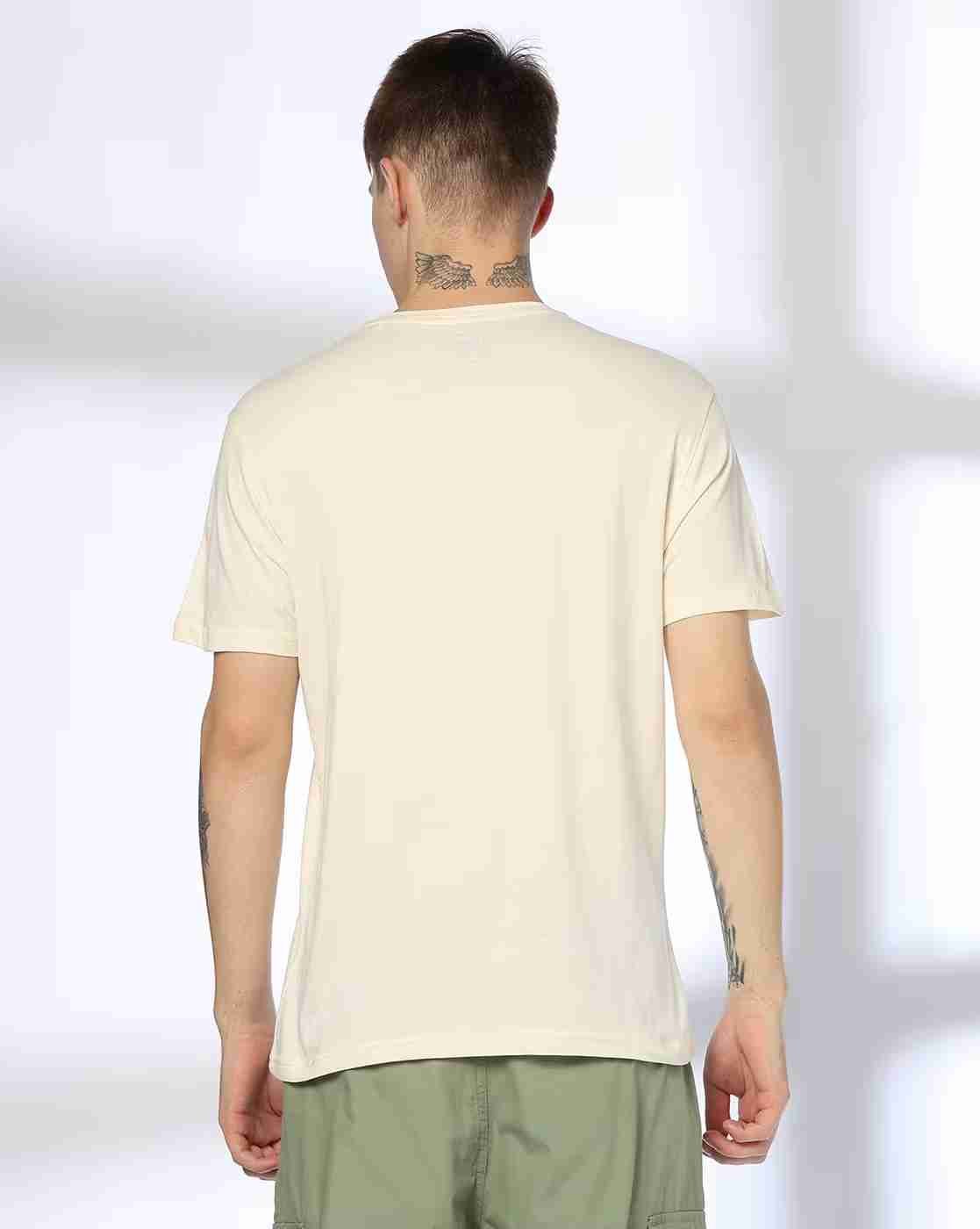 DNMX | Men Graphic Print Regular Fit Crew-Neck T-Shirt|2