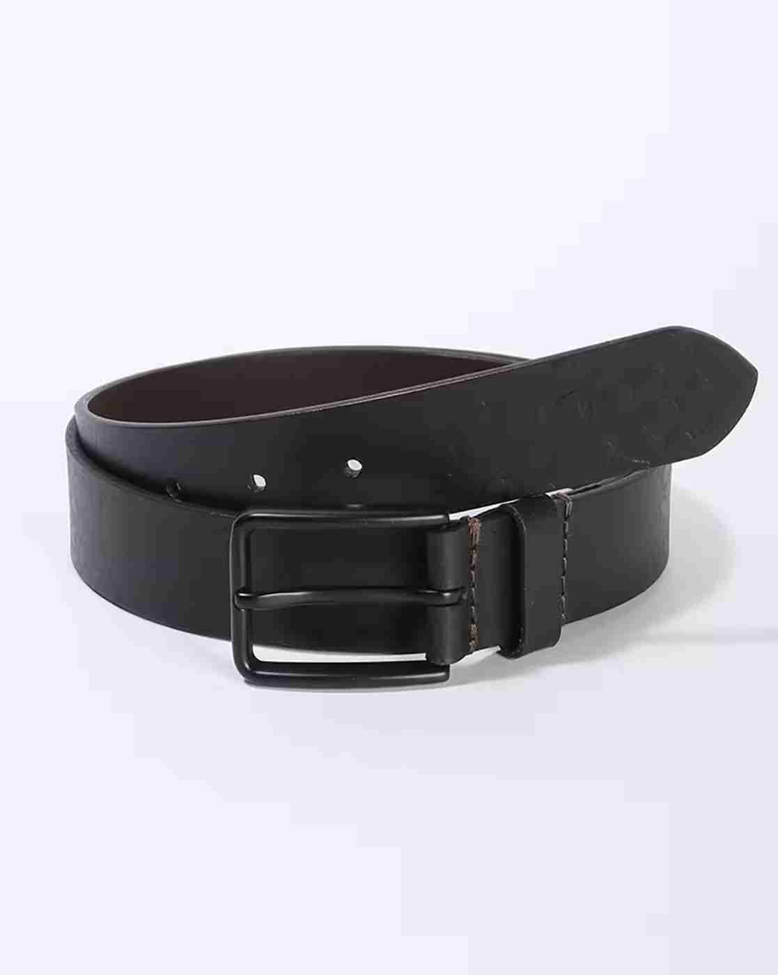 DNMX | Men Leather Belt with Tang Buckle Closure|0