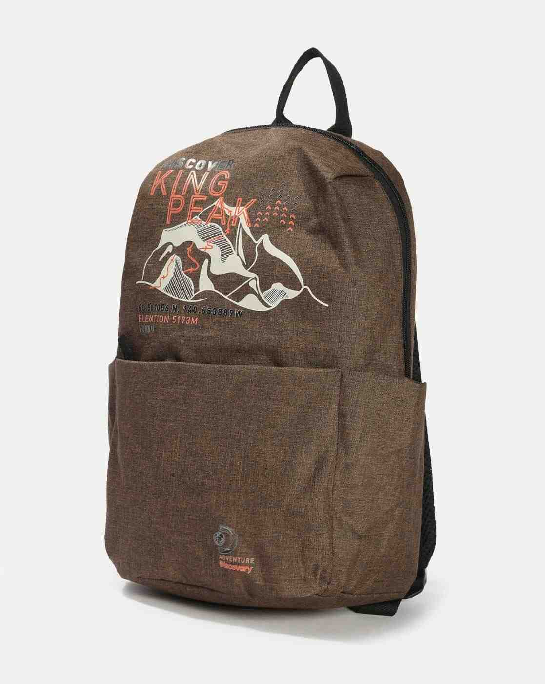 DNMX | Men Graphic Print Backpack