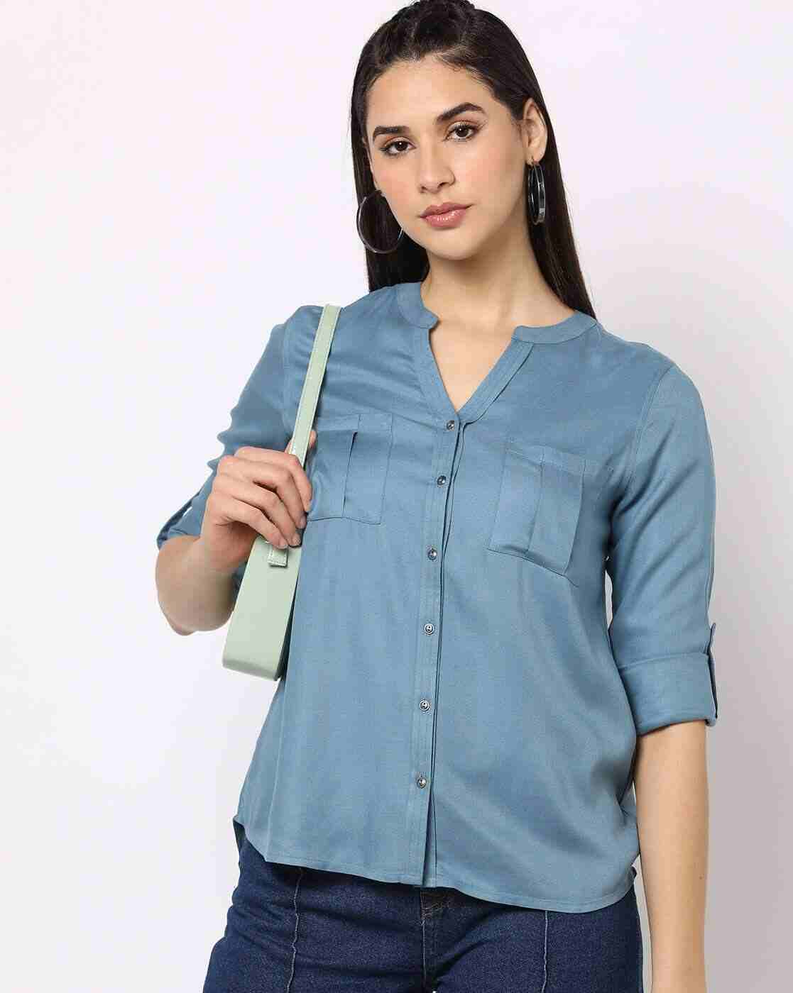 Shirt with Patch Pockets