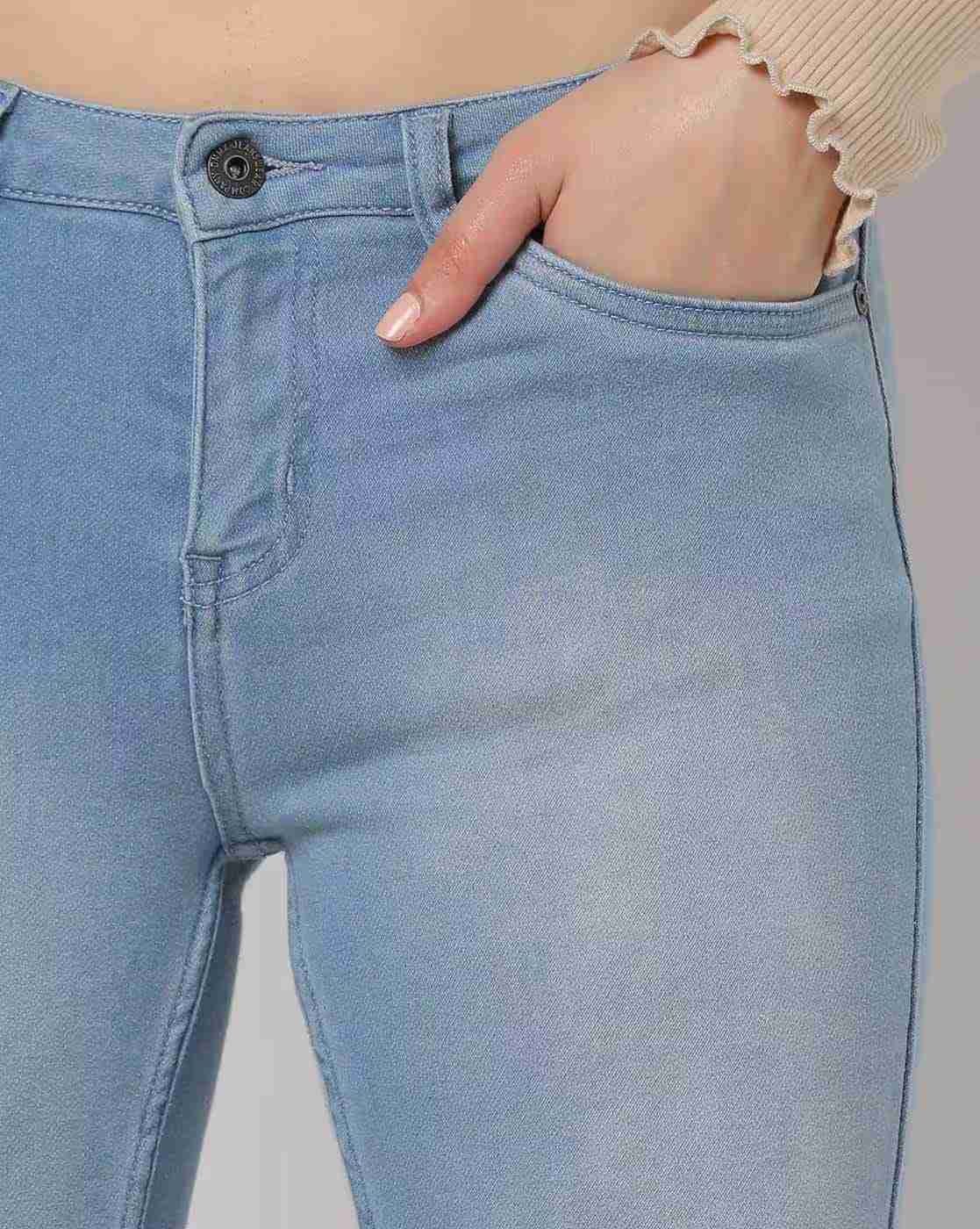 DNMX | Women Light-Wash Skinny Fit Jeans|3