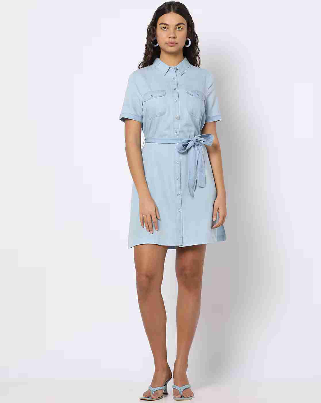 DNMX | Shirt Tunic with Waist Belt|0