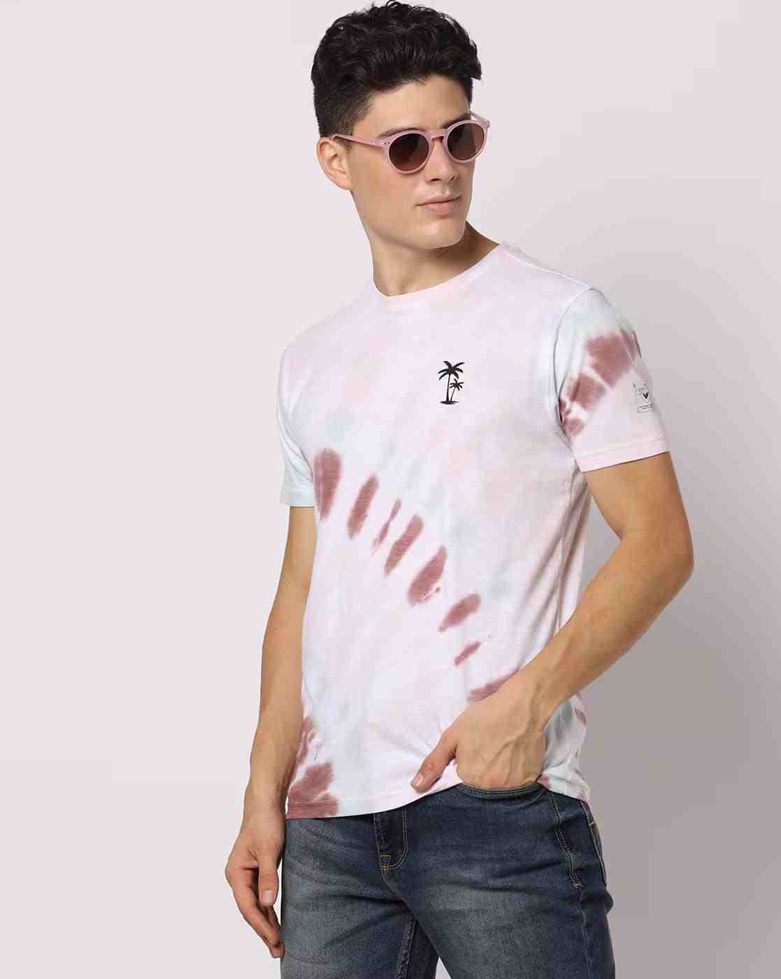 DNMX | Tie & Dye Slim Fit Crew-Neck T-Shirt|0