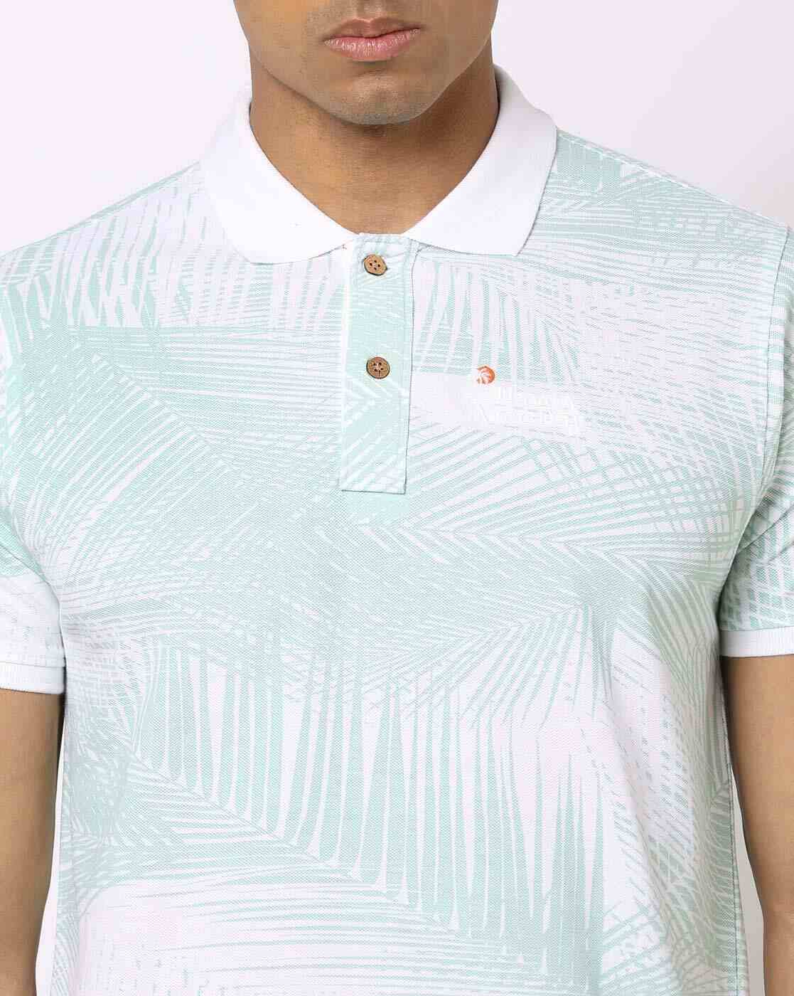 DNMX | Printed Slim Fit Polo T-Shirt|3