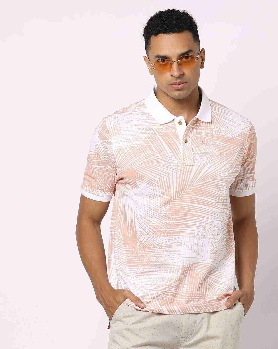 Printed Slim Fit Polo T-Shirt
