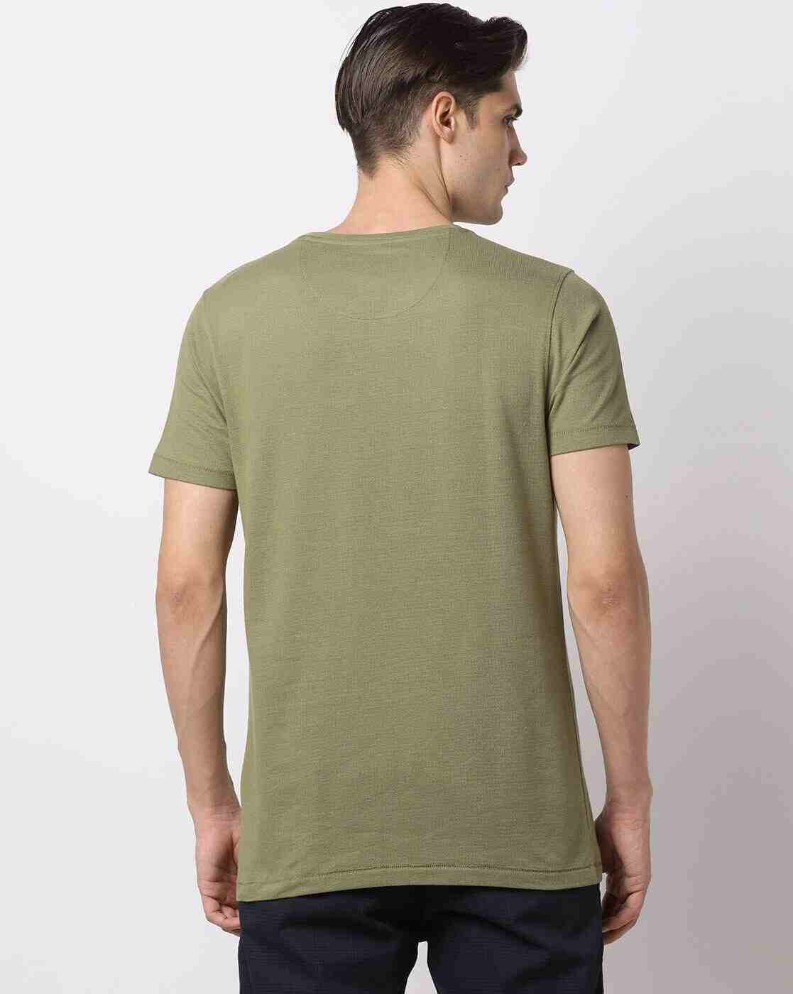 DNMX | Slim Fit Henley T-Shirt|2