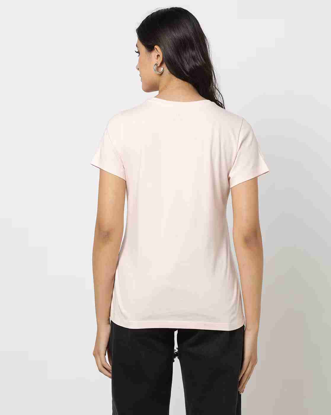 DNMX | Typographic Print Crew-Neck T-Shirt|2