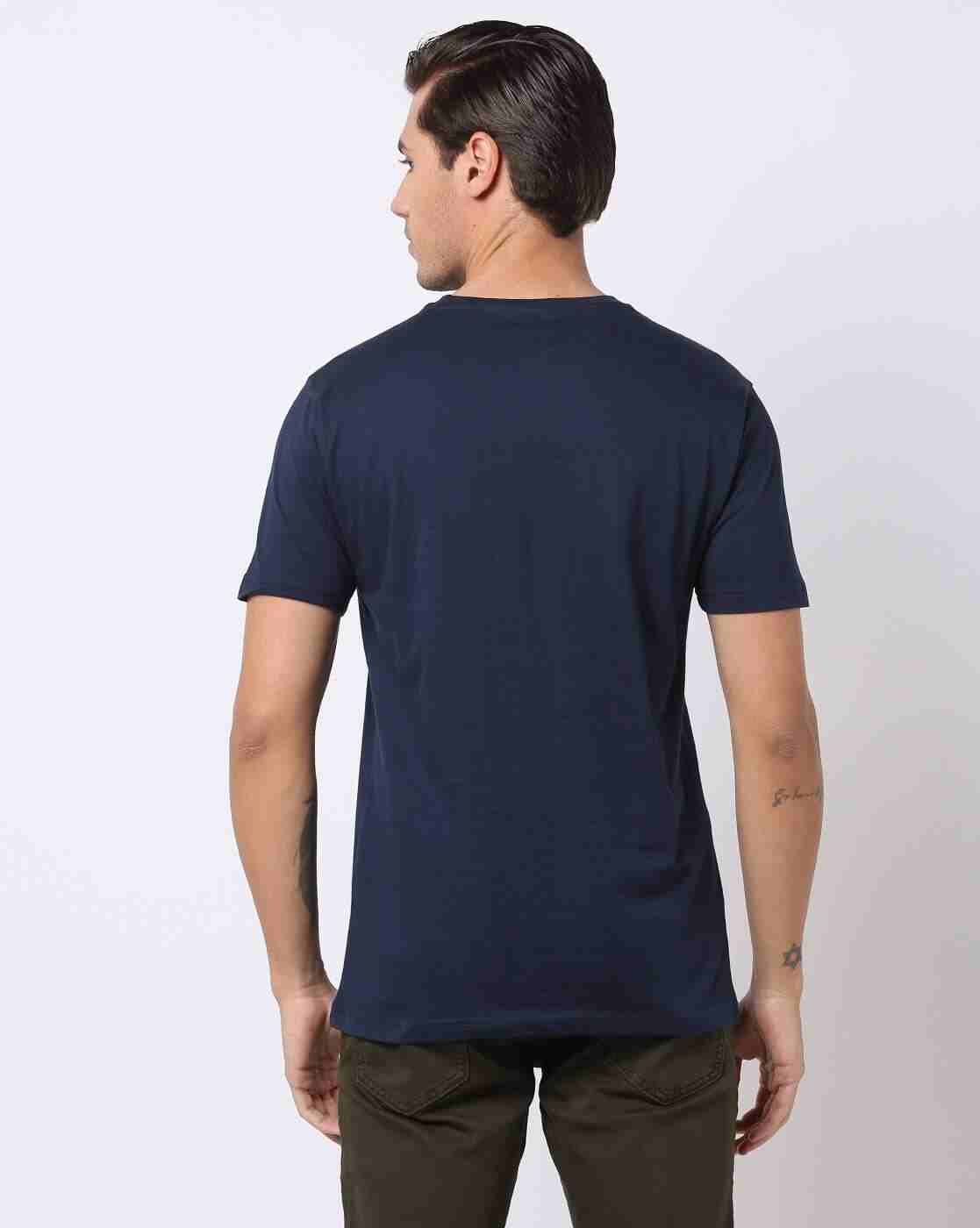 DNMX | Typographic Print Slim Fit Crew-Neck T-Shirt|1