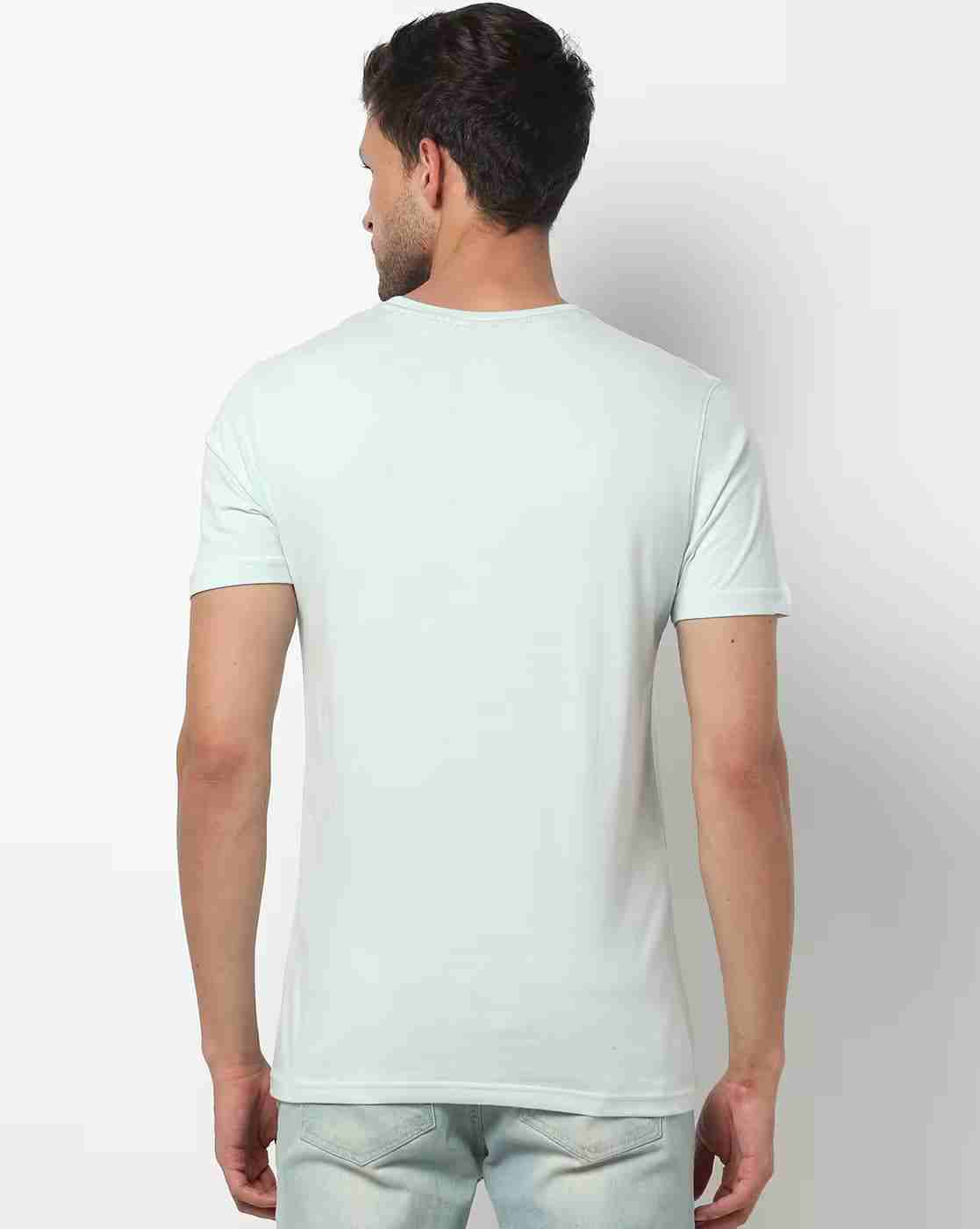 DNMX | Graphic Print Slim Fit Crew-Neck T-Shirt|1