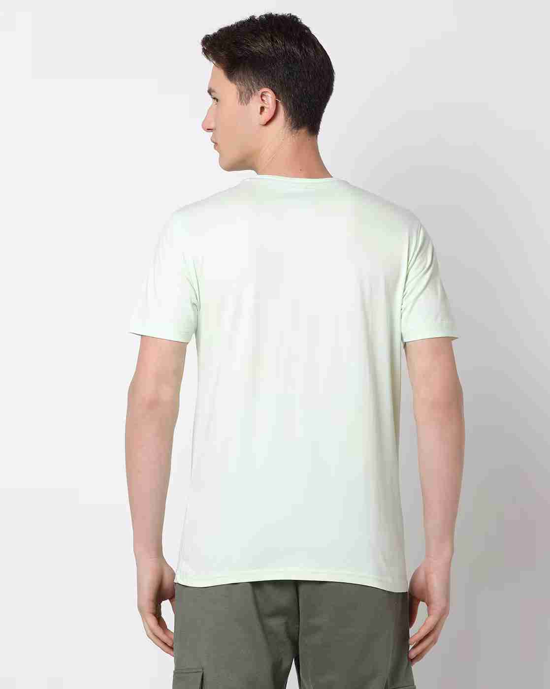 DNMX | Graphic Print Slim Fit Crew-Neck T-Shirt|1