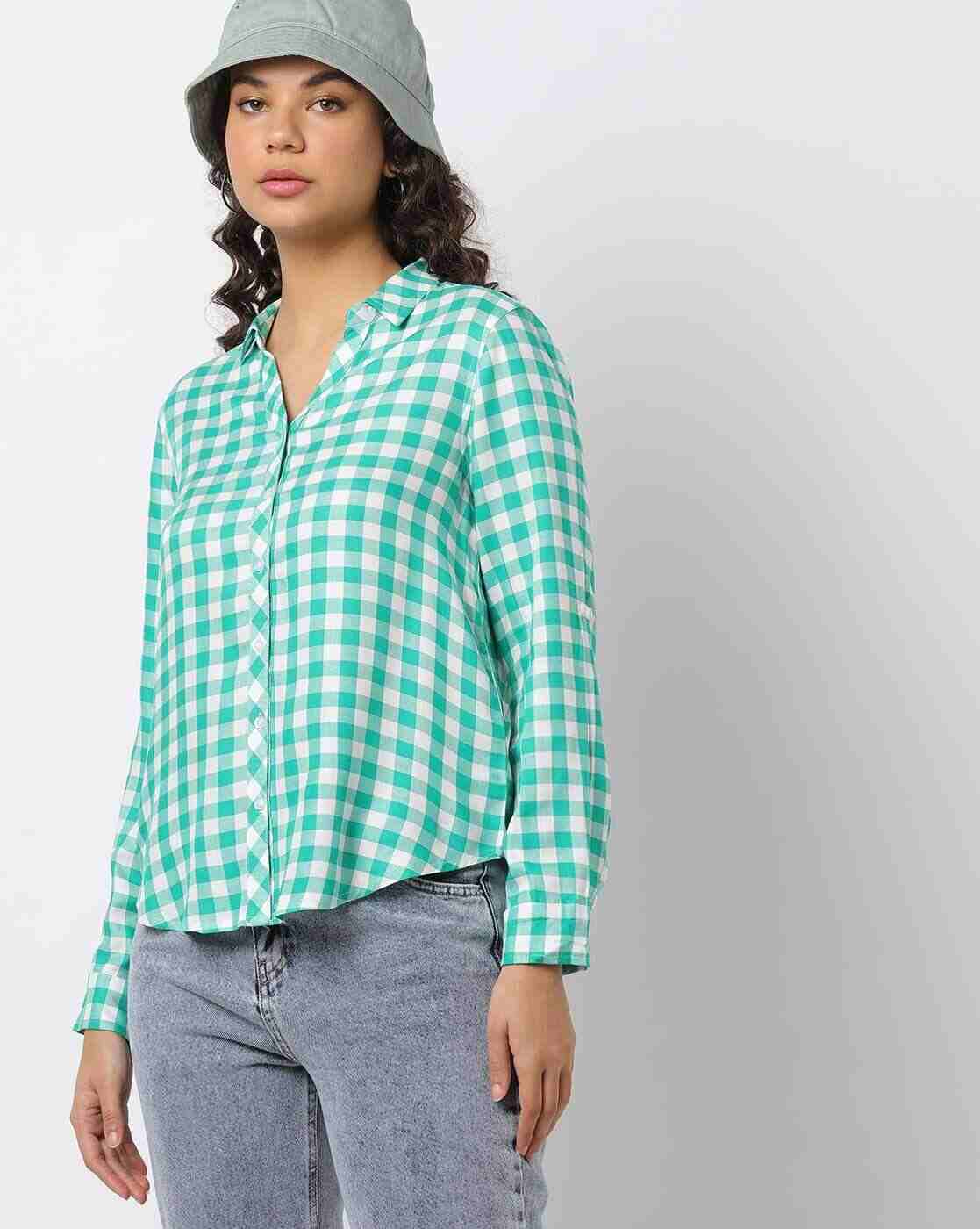 DNMX | Checked Shirt with Roll-Up Sleeves|0