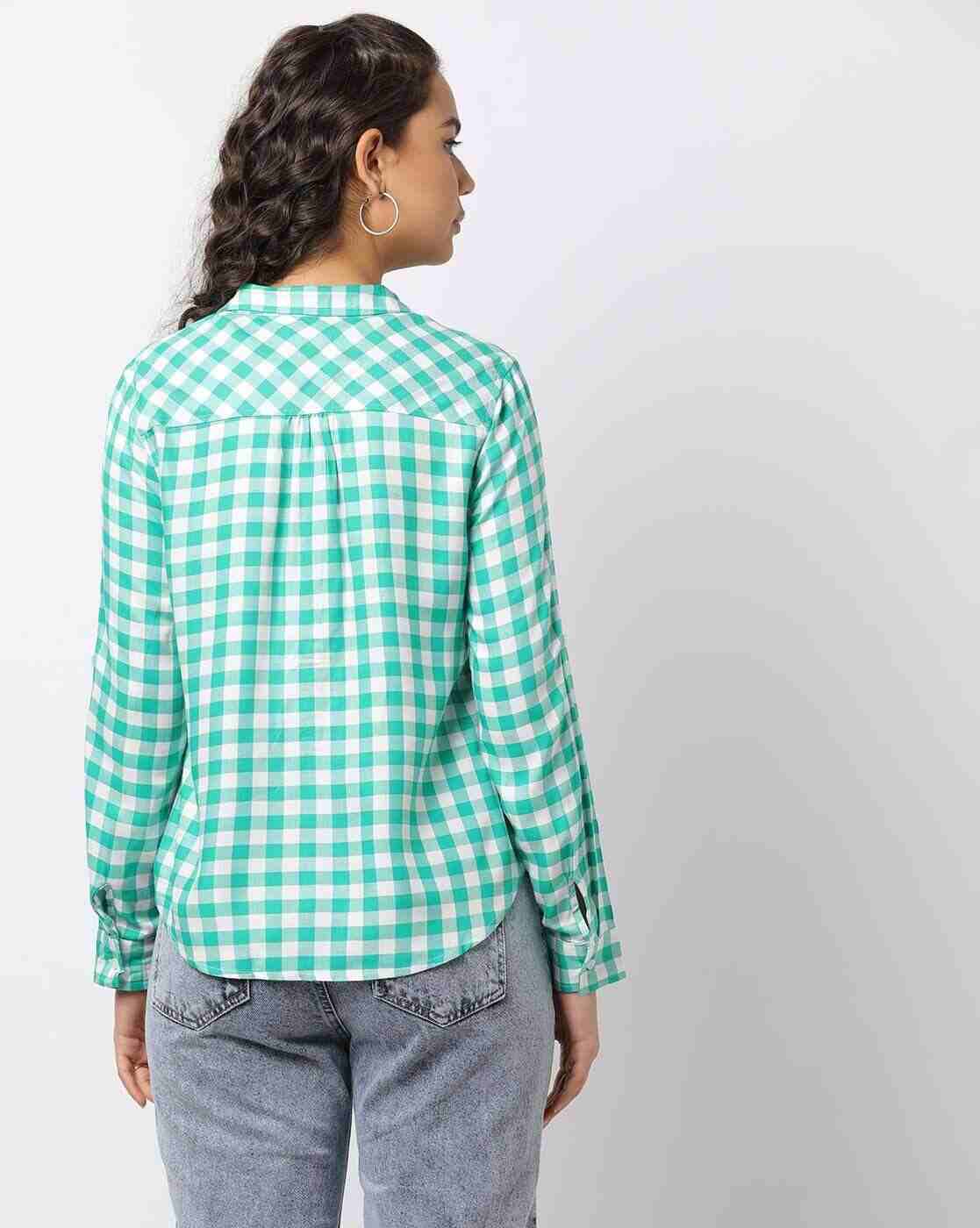 DNMX | Checked Shirt with Roll-Up Sleeves|2