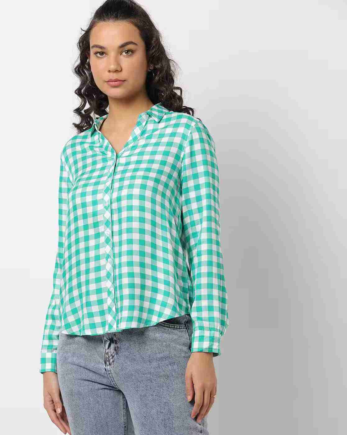 DNMX | Checked Shirt with Roll-Up Sleeves|3