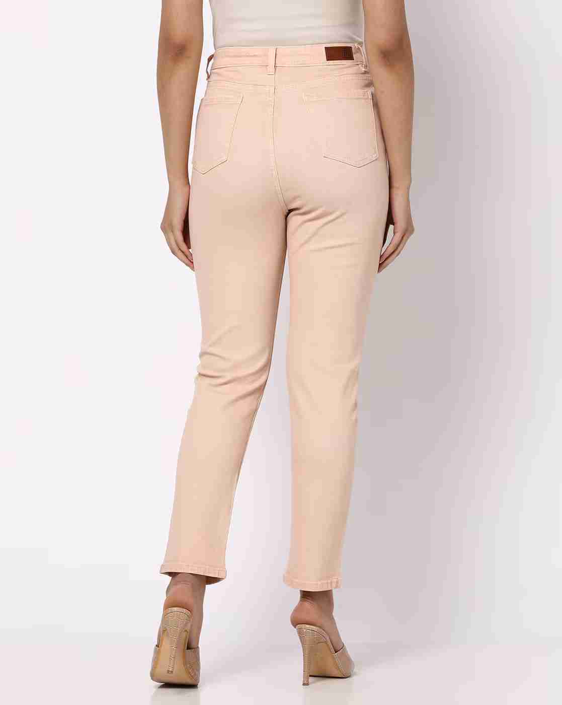 DNMX | Women Over-Dyed High-Rise Straight Fit Jeans|2