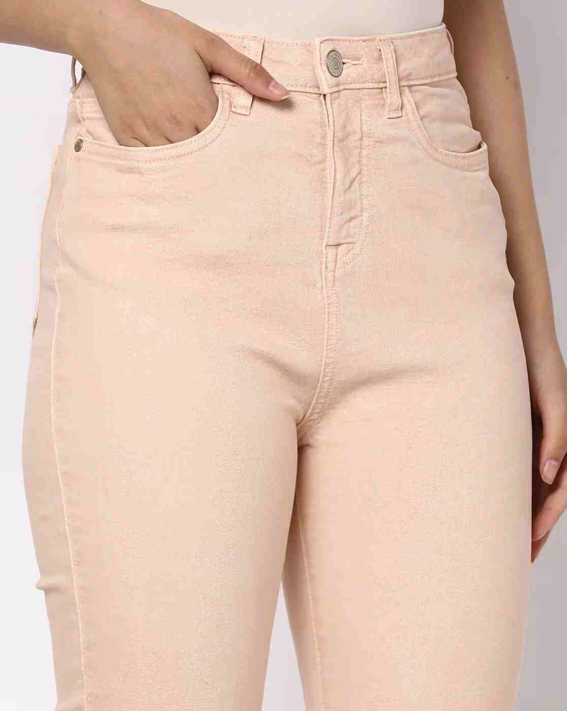 DNMX | Women Over-Dyed High-Rise Straight Fit Jeans|3