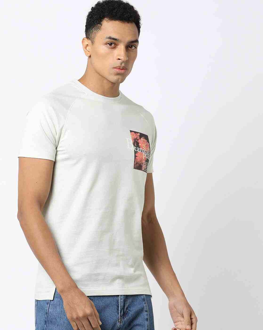 DNMX | Slim Fit Printed Crew-Neck T-Shirt|1