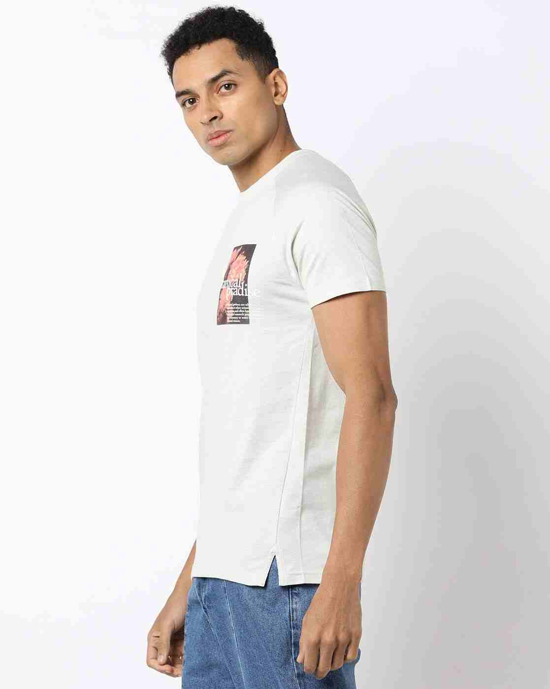 DNMX | Slim Fit Printed Crew-Neck T-Shirt|2