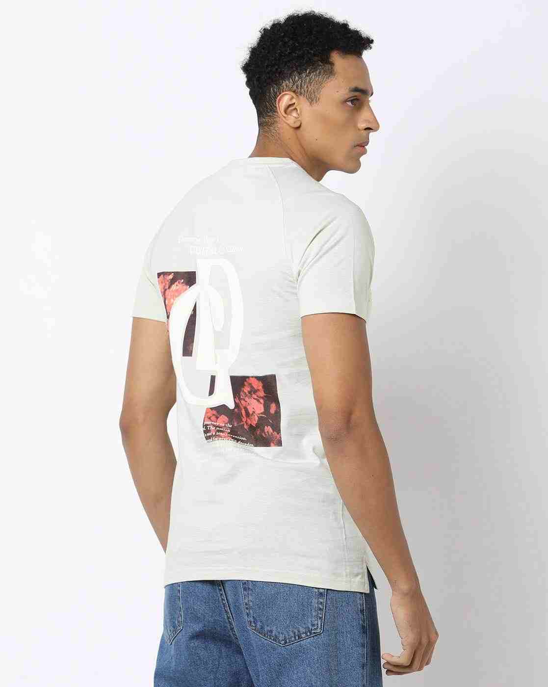 DNMX | Slim Fit Printed Crew-Neck T-Shirt|3