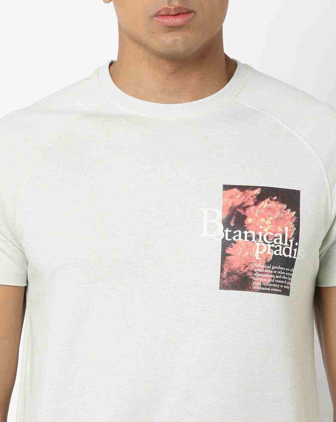 DNMX | Slim Fit Printed Crew-Neck T-Shirt|4