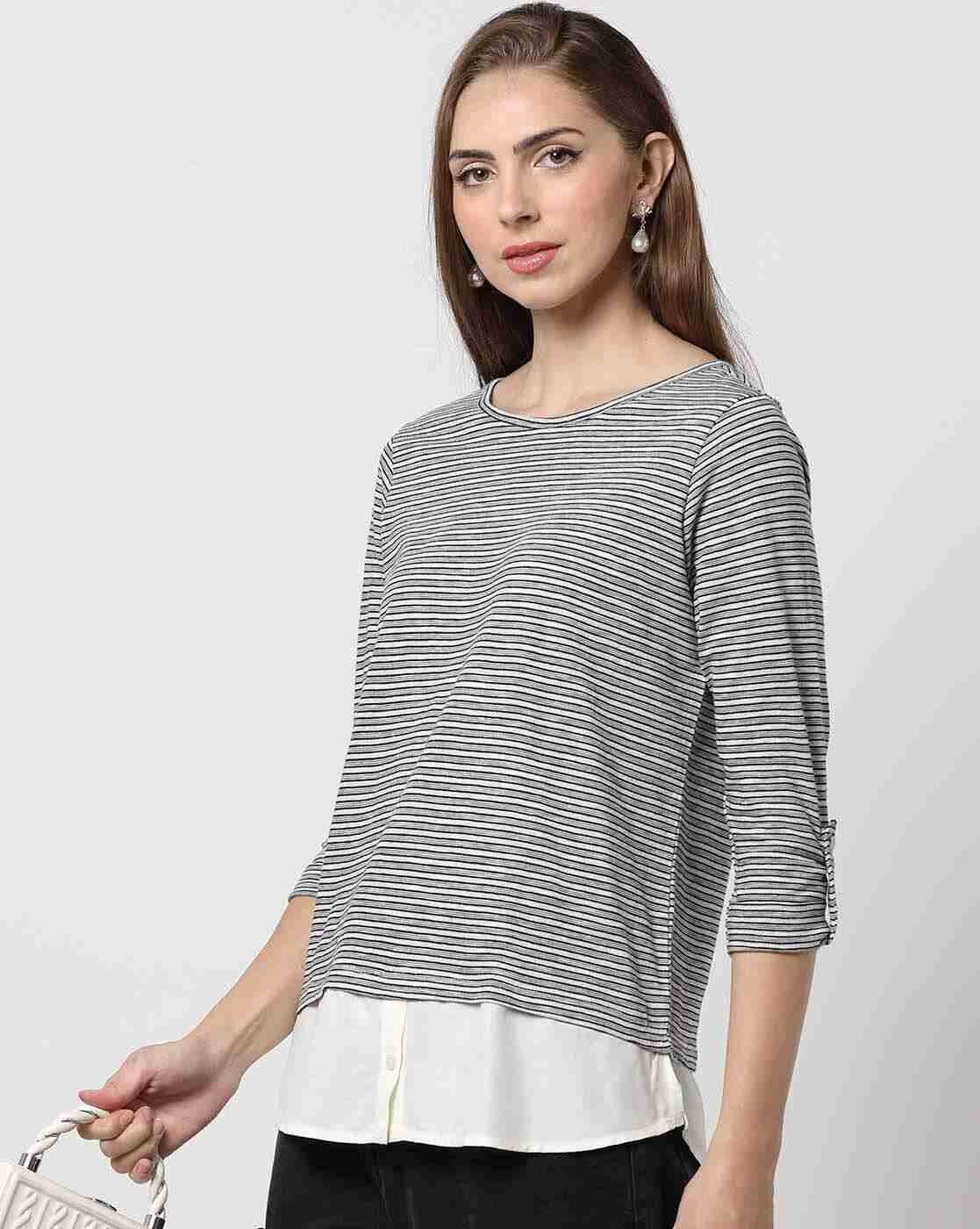 DNMX | Striped Twofer Top|0