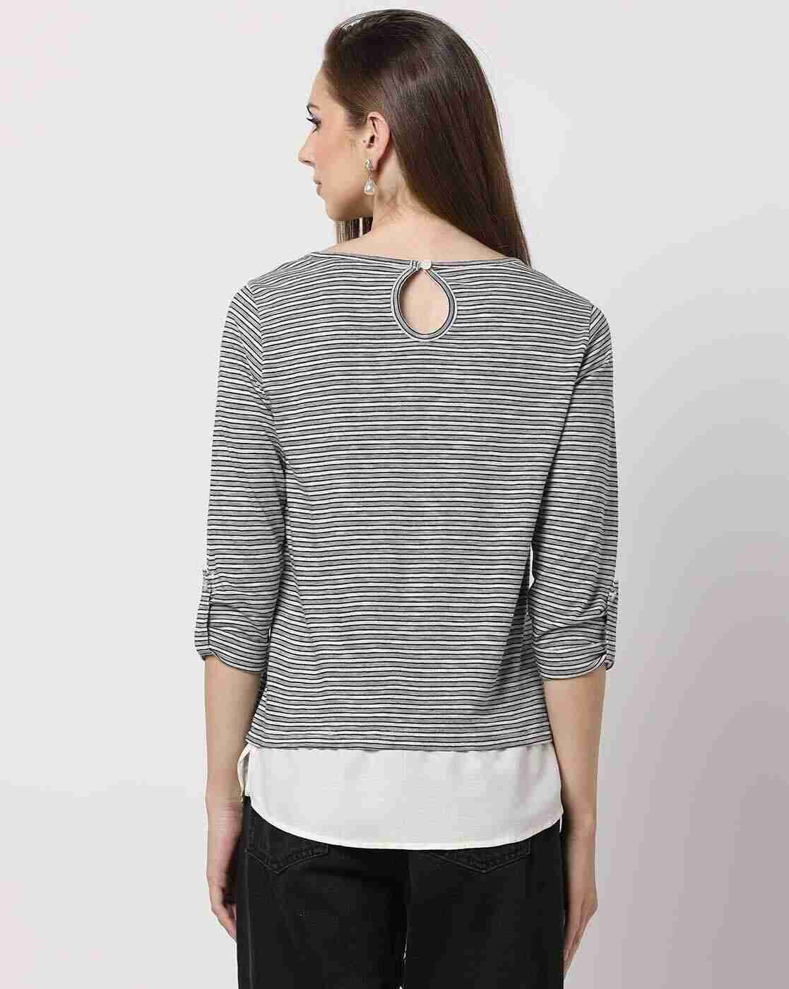 DNMX | Striped Twofer Top|1