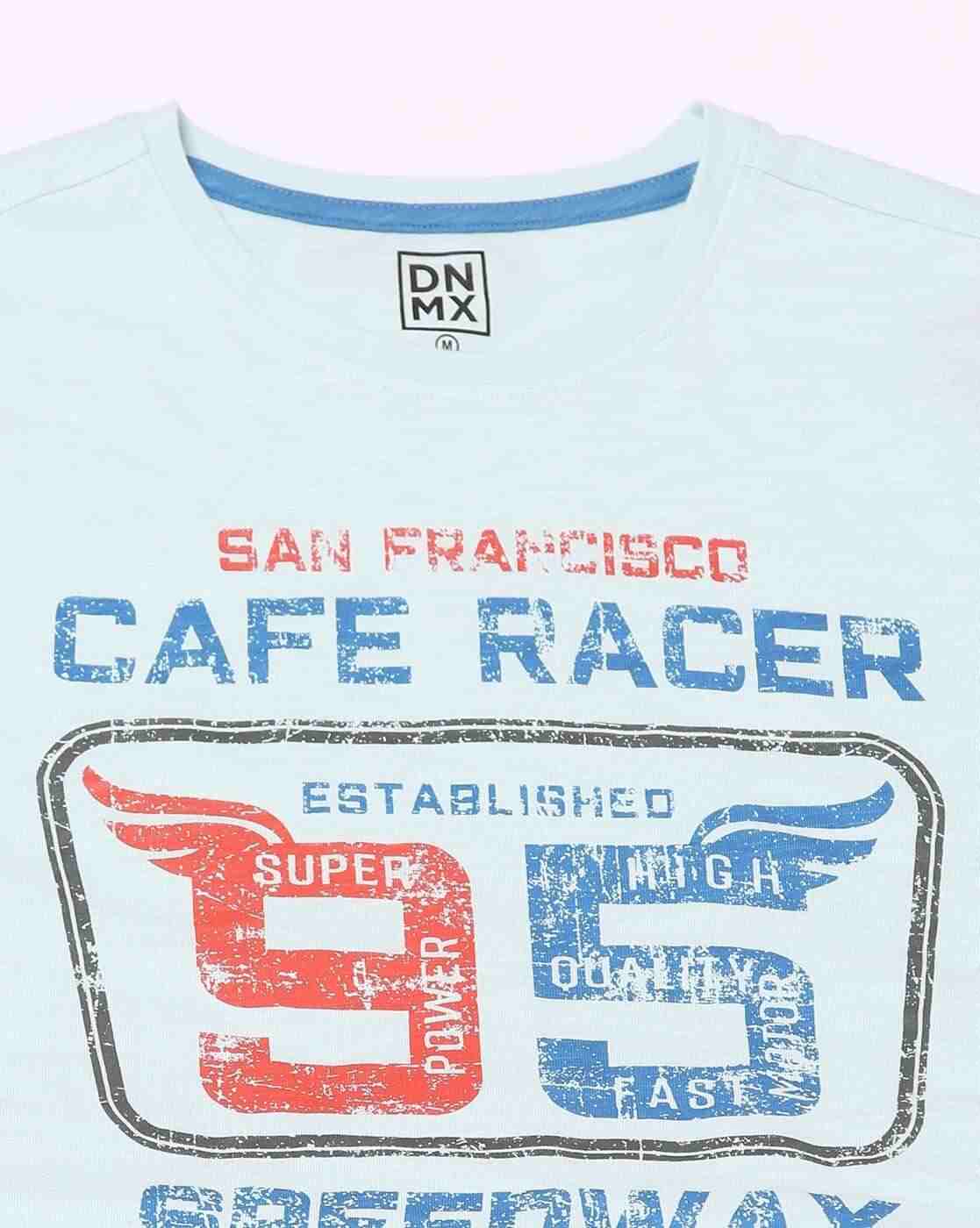 DNMX | Men Printed Slim Fit T-Shirt|4