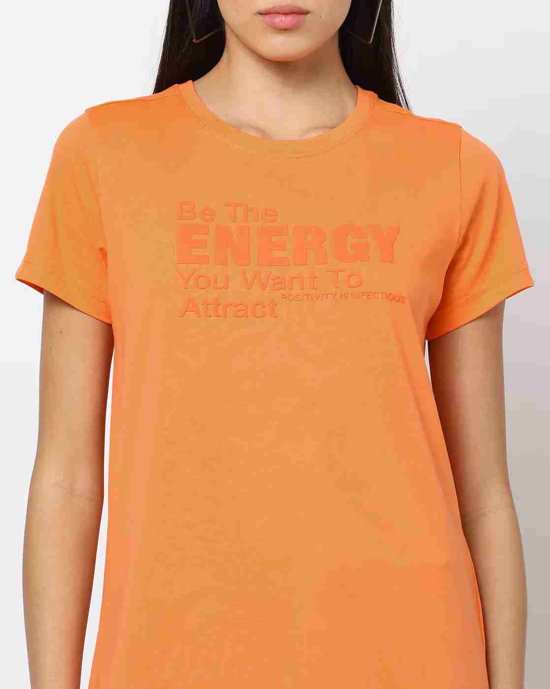 DNMX | Typographic Print Slim Fit Crew-Neck T-Shirt|3