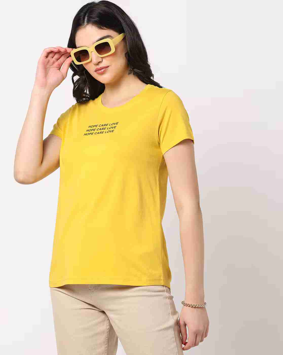 DNMX | Typographic Print Crew-Neck T-Shirt|0