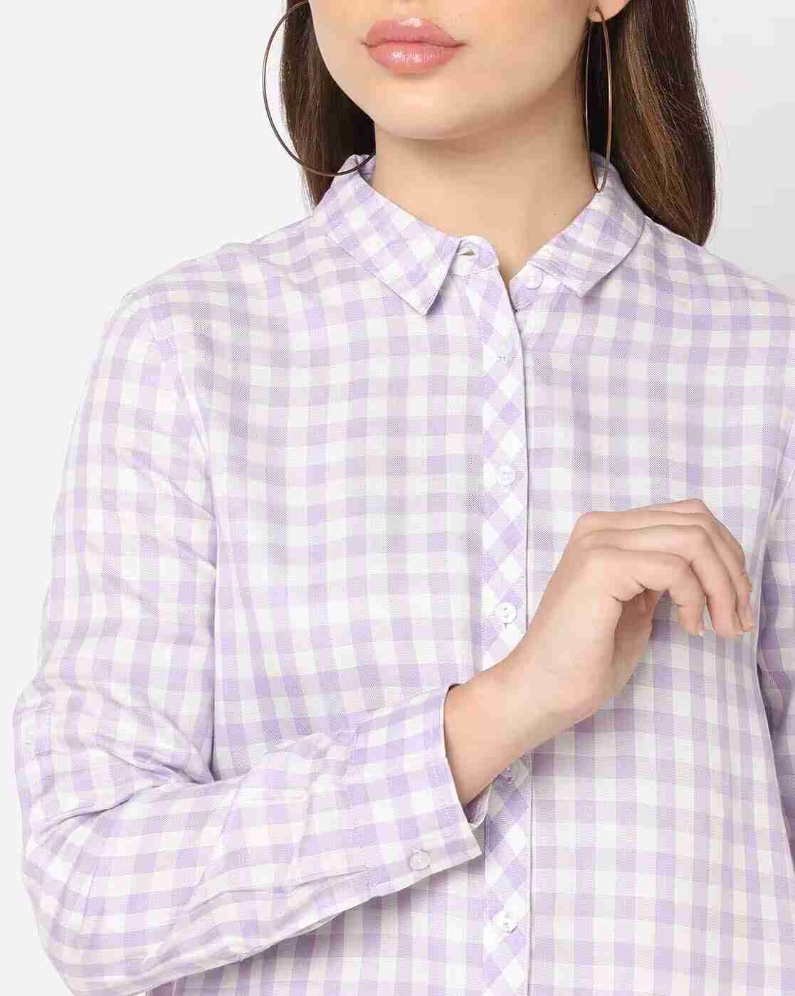 DNMX | Checked Shirt with Roll-Up Tabs|3