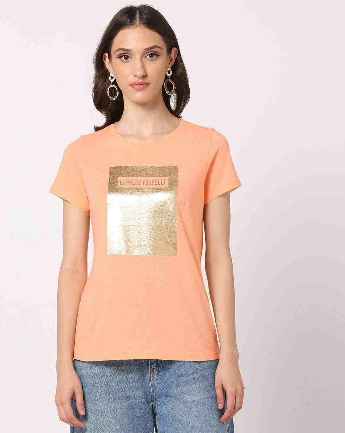 DNMX | Graphic Print Round-Neck T-Shirt|3