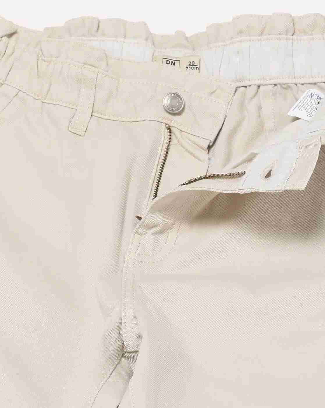 DNMX | Paper-Bag Waist Mom Fit Jeans|4
