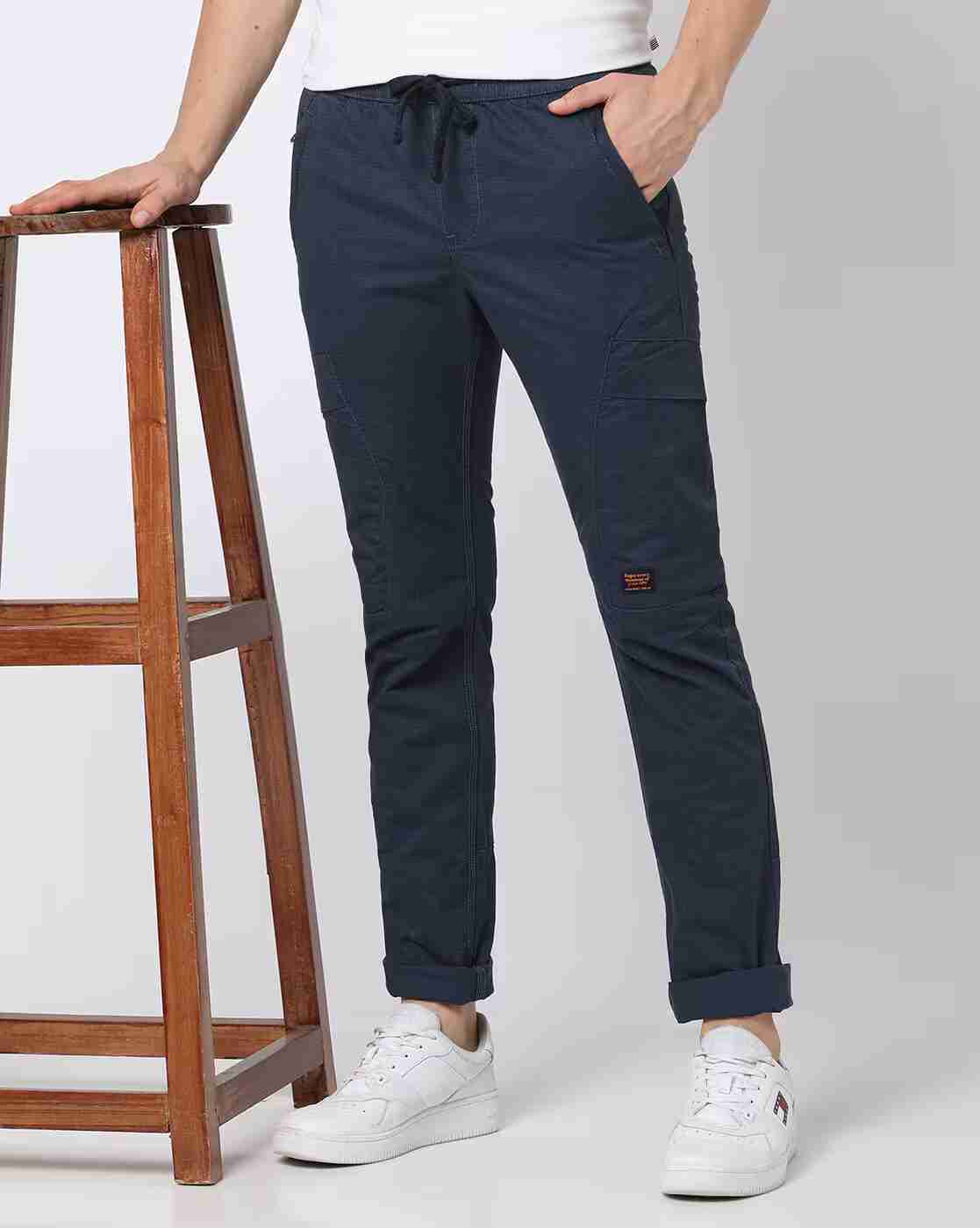 DNMX | Checked Slim Fit Cargo Pants|0