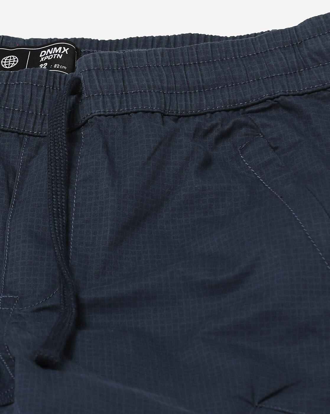 DNMX | Checked Slim Fit Cargo Pants|4