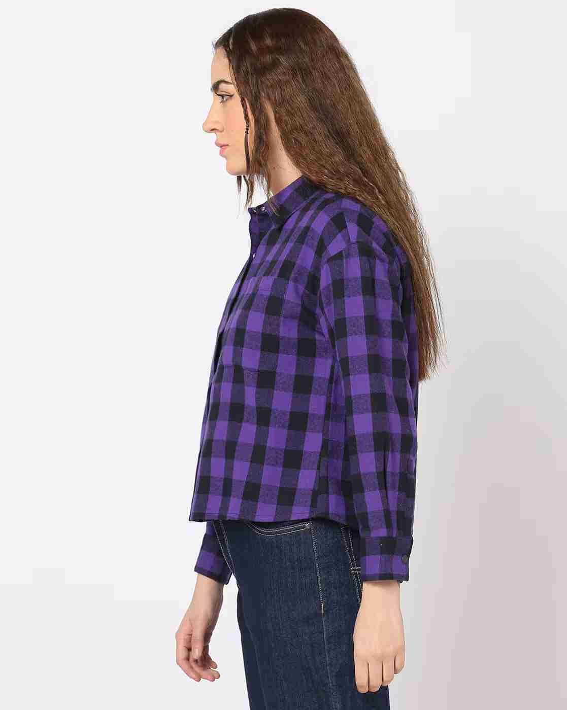 DNMX | Flannel Shirt with Patch Pocket|1
